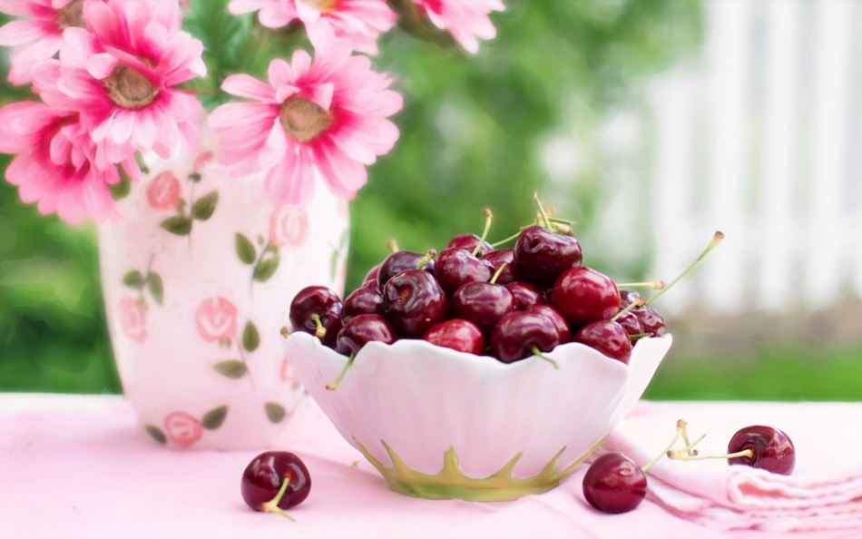 fruit and flowers